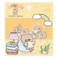 Cute cartoon otter decorative planner stickers set, creative journaling stationery cute stickers. - Studying By Lamplight At Night (50771)
