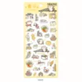 NEKONI cute animal city waterproof PVC planner stickers for journaling and DIY decoration. - Raccoon Chongqing Travel