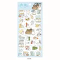 NEKONI lindo animal tema ciudad de Dalian impermeable PVC adhesivo decorativo diario - Viaje Alpaca Dalian