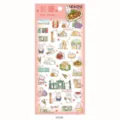Cute NEKONI rabbit theme waterproof PVC planner stickers, perfect for journaling and DIY crafts. - Rabbit Xinjiang Travel