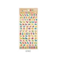 Detailed view of Nekoni mini dinosaur foam stickers, cute 3D decorative sticker for journaling. - Mini Dinosaur (85982) / Multicolor