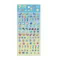 Detailed view of cute 3D marine animal puffy foam stickers sheet featuring sea life. - Mini Marine Life (85983) / Multicolor