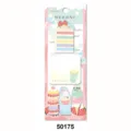 Set di note adesive memo con torta dessert pastello, perfetto per diario e forniture scolastiche. - Succo(50175) / 75 Pezzi/Confezione