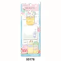 NEKONI Macaron Postre Pastel Notas Adhesivas Lindo Kawaii Marcador Bloc de Notas Diario - Bebida(50176) / 75 Piezas/Paquete