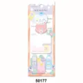 Nekoni macaron notas adhesivas bonitos blocs de notas papelería marcapáginas diseño lindo - Teléfono(50177) / 75 Piezas/Paquete