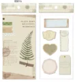 Conjunto de pegatinas de papelería botánica vintage, pegatinas de papel decorativas. - Estilo A Mimosa