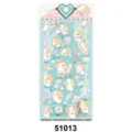 NEKONI lindo cachorro láser impermeable PVC hoja de pegatina decorativa para teléfono y diario - 51013 Lindos perritos del pintor