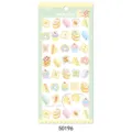 Nekoni macaron sweet stationery stickers for journal decorating, cute dessert design, 1 sheet. - Cake Sandwich