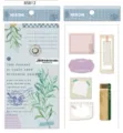 NEKONI Vintage Aισθητική Xαρτί Deco Scrapbook Planner DIY Σet Γραφικής Ύλης Set - Στυλ D Φύλλα