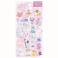 Cute NEKONI dreamy space aesthetic epoxy planner stickers for journaling and crafts. - 50323 Bubble Journal House