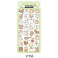 Waterproof PVC cute animal stickers for phone case water bottle journal decoration. - Lively Cute Little Squirrel (51156)