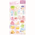 NEKONI cute dessert cake planner stickers, pastel aesthetic decorative epoxy sticker sheet - 50326 Sweet Corner