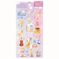 Nekoni dreamy music instrument epoxy sticker sheet cute DIY planner journal decor variant - 50325 Magic Music