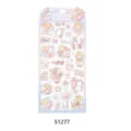 Lindos pegatinas decorativas de PVC con oso de fresa Nekoni para diario y botella de agua. - 51277 Osito de fresa dulce