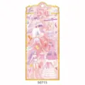 Wasserdichte PVC Anziehpuppe Aufkleber Süße Cartoon Prinzessin Mädchen Tagebuch Spielzeug - Lolita Tüllkleid