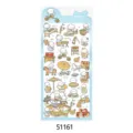 Cute cartoon dog waterproof PET sticker sheet for phone decoration journal scrapbooking style - Market Vendor