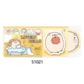 Cute cartoon pig sticky notes memo pad set, creative student bookmark stationery item. - Pig