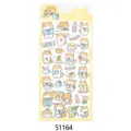 Cute Nekoni waterproof PET cute animal stickers sheet for phone decor and journal journaling art. - Student Era Shiba Inu