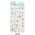 PET cute animal sticker sheet waterproof cartoon decorative sticker for phone and diary 51163 - Beautiful Little Fox