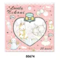Set de pegatinas de conejito de acuarela bonito 32 piezas pegatinas de papel rosa decorativo - Conejo Hada
