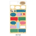 Nekoni foglio adesivo bolla carino viaggio agenda diario decorativo etichetta SKU 85760 - 85760 Viaggio (Carta da Scrittura)