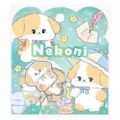 Cute holographic puppy stickers sheet, daily life decorative stationery for journaling. - 51046 Artist Puppies (8 Designs x 4, 32 Pcs)