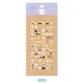 Cute puppy sushi decorative sticker sheet for journaling crafts and stationery fun design. - Dog Sushi