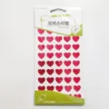 Hermosas pegatinas en forma de corazon para scrapbooking DIY, funda de telefono 1ud. - Corazón rojo - mediano