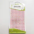 Adesifs cœurs pailletes colores pour telephone portable et journal intime stickers brillants. - Paillettes Cœur Rouge Mini