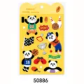 Lindo hoja de pegatinas deportivas de panda pegatina decorativa impermeable para teléfono - 50886 Panda atleta