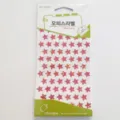 Pack d'autocollants étoiles pailletées en sachet transparent, idéal pour loisirs. - Paillettes Étoile Rouge Petit