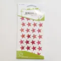 Autocollants étoiles scintillantes roses pour téléphone et journal, feuille de stickers déco. - Paillettes Étoile Rouge Grand