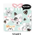 Nekoni mini paquete de pegatinas de ratón lindos animales pegatinas deco teléfono - Mini Ratón (50483)