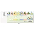 Lindas notas adhesivas de aguacate bloc de notas, 8 diseños 15 hojas, W15xH50mm papelería. - Aguacate Aguas Termales (120 Hojas)