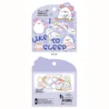 Nekoni diseño original linda pato blanco durmiendo pegatina decorativa tarjeta set. - Estilo Pollo Pequeño (50545) / Juego de 36 Piezas / Amarillo