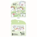 Lindo juego de pegatinas láser decorativas de oso blanco Nekoni, 36 piezas, 12 diseños para diario. - Estilo Osito (50546) / Juego de 36 Piezas / Marrón