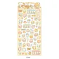 Nekoni cute cat sticker sheet for journaling, DIY crafts and creative decoration items. - Peach Cat