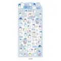 Bonita hoja de pegatinas de animales con tema azul, ideal para decorar diarios y manualidades. - Oso Pingüino Helado