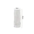Nordic creative transparent glass vase 25cm high 9cm wide simple hydroponic flower arrangement - Medium / 1025 Ribbed Cylindrical Vase - Transparent
