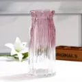 Jarrón de flores de vidrio degradado rosa moderno minimalista decoración hidropónica transparente - Degradado Púrpura