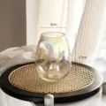 Transparante Iriserende Glazen Vaas Moderne Scandinavische Bloemstuk Huisdecoratie - Klein Kleurrijk