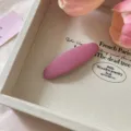 Leuke roze stoffen BB haarspeld Koreaanse stijl vrouwen zomer pony haaraccessoire mooi - Ovaal / Dieproze