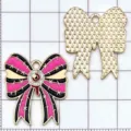 Halloween gotischer Emaille Schleifen Anhänger mit Auge Design, Legierung DIY Schmuck. - Halloween Böser Blick Schleife
