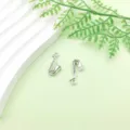 Ciondoli pendenti sassofono in lega argento antico per gioielli fatti a mano fai da te. - 1 Pezzo/Confezione (12x20mm)