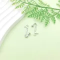 Ciondolo sassofono in lega argento antico per braccialetto collana accessori gioielli fai da te - 1 Pezzo (16x26mm)