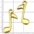 Breloques note de musique or ancien pendentifs en alliage pour bijoux bracelet collier DIY - Note de Musique (20885)