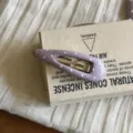 Pince à cheveux BB à pois de couleur bonbon douce coréenne accessoires mignons pour femmes - Style Goutte d'Eau / Violet