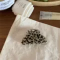 Leopard print acetate hair claw clip, French style elegant half up hair styling accessory. - M / Light Tortoiseshell