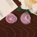 Detalle de pétalos de flores de malla de cristal de tela rosa, ideal para accesorios hechos a mano. - Clip de estrella de dibujos animados rosa (My Melody)