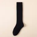 Uomo Nero Termico Calze Lunghe Inverno Spesso Spugna Cotone Calzino Polpaccio Semplice - Taglia unica / Nero